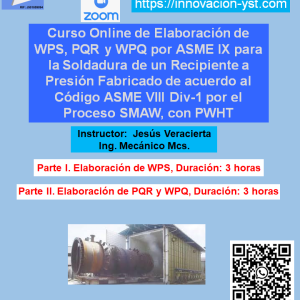 Elaboración de WPS, PQR y WPQ por ASME IX con PHWT